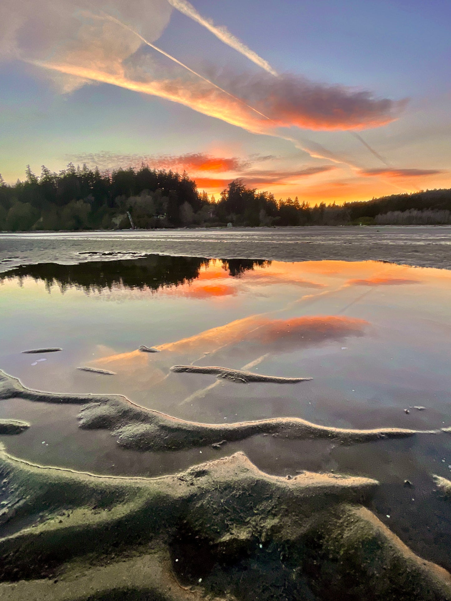 Sunset at Witty’s lagoon ￼